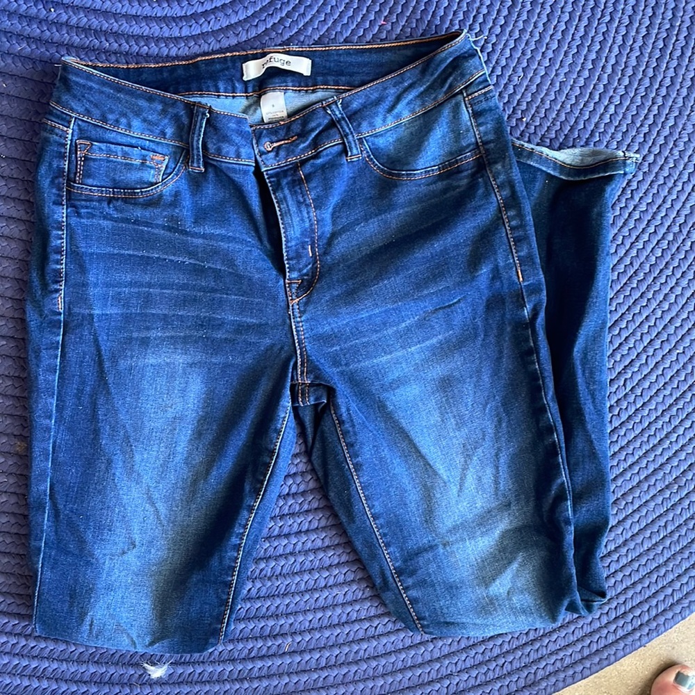 Size 8 - refuge - medium wash denim